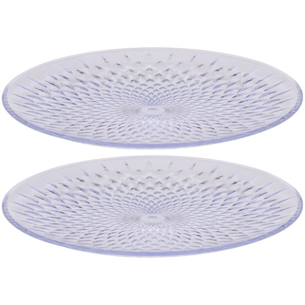Πιάτα Διάφανα/Πράσινα/Χρυσά 20cm 2Τμχ ALPINA - Image 4