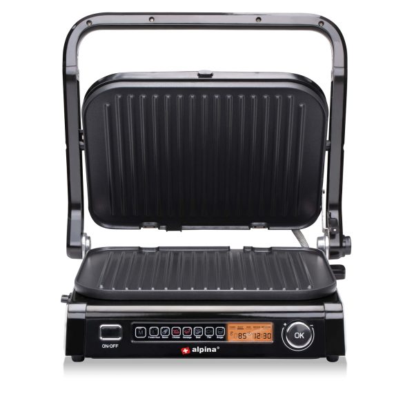 Γκριλ Επαφής 230V 2100W Ανοξείδωτο ALPINA - Image 2