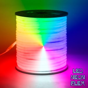 70598 TUBE 360° Degree Neon Flex Epistar LED SMD 5050 1m 18W/m 60LED/m 1260lm/m 360° DC 230V Αδιάβροχη IP68 RGB Dimmable