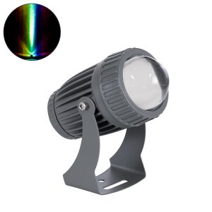 SPOT-FENIA 90137 Σποτ Φωτισμου Wall Washer LED 10W 1000lm 5° DC 24V DMX512 Αδιάβροχο IP65 D7 x H12cm RGB – Γκρι Ανθρακί – 3 Years Warranty