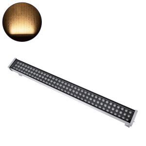WASHER-GAIA 90217 Μπάρα Φωτισμού Wall Washer LED 216W 19440lm 10° DC 24V Αδιάβροχο IP67 Θερμό Λευκό 2700K Dimmable – Ασημί – Μ100 x Π10.2 x Υ9.5cm – 3 Χρόνια Εγγύηση