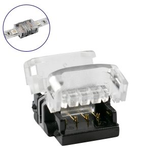 70721 Ταχυσύνδεσμος Ένωσης IP20 – Strip To Strip Connector για Ένωση 2 x RGB Ταινίες LED Πλάτους 10mm