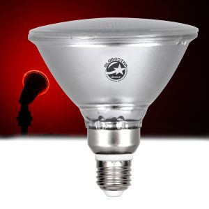60229 Λάμπα LED E27 PAR38 Κήπου Σκληρού Υάλου 18W 1200lm 60° AC 220-240V IP65 Φ12 x Υ13cm Κόκκινο – 3 Years Warranty