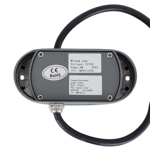 WINDOW-CURBA 90112 Αρχιτεκτονικό Φωτιστικό Ανάδειξης Παραθύρων Window Light LED 6W 480lm 3x262° DC 24V Αδιάβροχο IP65 RGB Dimmable - Γκρι Ανθρακί - Μ12 x Π5.3 x Υ6.5cm - 3 Χρόνια Εγγύηση - Image 5