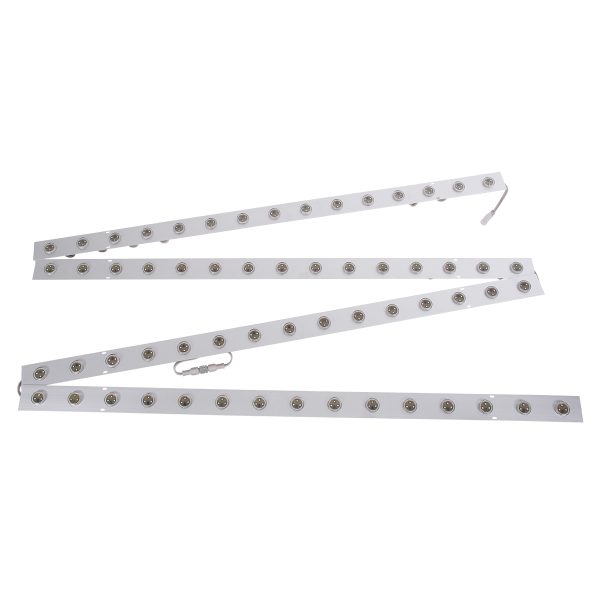 90119 4 x Digital Pixel Addressable Facade Aluminum Bars - 4 x Ψηφιακές Μπάρες Αλουμινίου Πρόσοψης Κτιρίων LED SMD 3535 45W 60LED 60PIXEL SPI/TTL Protocol IC UCS512B 2700lm 120° DC 12V IP67 RGB - Ασημί Σώμα - Μ400 x Π4.5 x Υ3.6cm - 4 Μπάρες - Image 2