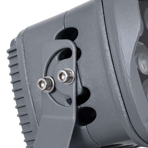 FLOOD-XENA 90120 Προβολέας Σποτ Wall Washer LED 12W 1260lm 10° AC 220-240V Αδιάβροχο IP65 Πορτοκαλί 2200K - Γκρι Ανθρακί - Μ13.5 x Π11 x Υ15cm - 3 Χρόνια Εγγύηση - Image 5
