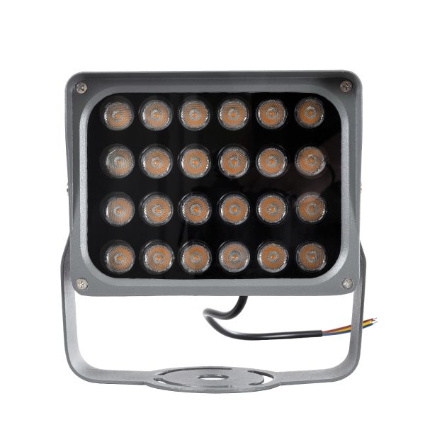 FLOOD-XENA 90127 Προβολέας Σποτ Wall Washer LED 24W 2520lm 10° AC 220-240V Αδιάβροχο IP65 Πορτοκαλί 2200K - Γκρι Ανθρακί - Μ18 x Π13.5 x Υ18cm - 3 Χρόνια Εγγύηση - Image 5