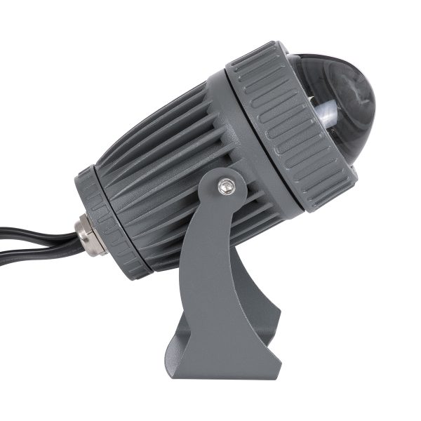 SPOT-FENIA 90137 Σποτ Φωτισμου Wall Washer LED 10W 1000lm 5° DC 24V DMX512 Αδιάβροχο IP65 D7 x H12cm RGB - Γκρι Ανθρακί - 3 Years Warranty - Image 3
