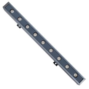 WASHER-NAIA 90174 Μπάρα Φωτισμού Wall Washer LED 9W 1080lm 30° DC 24V Αδιάβροχο IP65 Ψυχρό Λευκό 6000K Dimmable – Γκρι Ανθρακί – Μ50 x Π4 x Υ5cm – 3 Χρόνια Εγγύηση