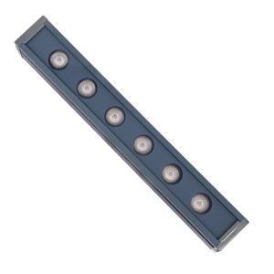 WASHER-VAIA 90180 Μπάρα Φωτισμού Wall Washer LED 6W 690lm 30° DC 24V Αδιάβροχο IP65 Φυσικό Λευκό 4500K Dimmable – Γκρι Ανθρακί – Μ30 x Π4 x Υ5cm – 3 Χρόνια Εγγύηση