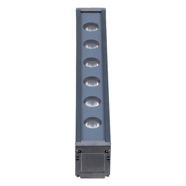 WASHER-VAIA 90182 Μπάρα Φωτισμού Wall Washer LED 6W 600lm 30° DC 24V Αδιάβροχο IP65 Μπλε Dimmable - Γκρι Ανθρακί - Μ30 x Π4 x Υ5cm - 3 Χρόνια Εγγύηση - Image 3