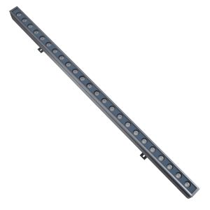 WASHER-FAIA 90185 Μπάρα Φωτισμού Wall Washer με Αντιθαμβωτική Γρίλια LED 36W 3780lm 30° DC 24V Αδιάβροχο IP65 Πολύχρωμο RGBW Dimmable DMX512 – Γκρι Ανθρακί – Μ100 x Π4 x Υ5cm – 3 Χρόνια Εγγύηση