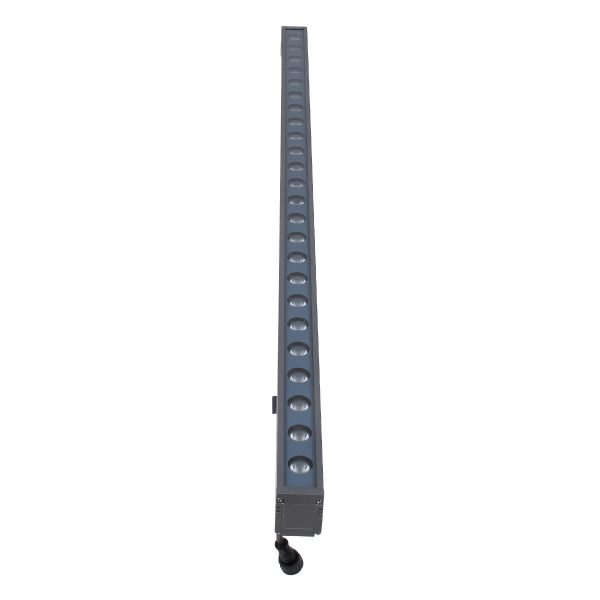 WASHER-FAIA 90185 Μπάρα Φωτισμού Wall Washer με Αντιθαμβωτική Γρίλια LED 36W 3780lm 30° DC 24V Αδιάβροχο IP65 Πολύχρωμο RGBW Dimmable DMX512 - Γκρι Ανθρακί - Μ100 x Π4 x Υ5cm - 3 Χρόνια Εγγύηση - Image 3