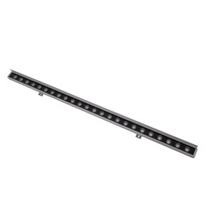 WASHER-FAIA 90188 Μπάρα Φωτισμού Wall Washer με Αντιθαμβωτική Γρίλια LED 24W 2400lm 15° DC 24V Αδιάβροχο IP65 Ψυχρό Λευκό 6000K Dimmable – Ασημί – Μ100 x Π4 x Υ5.5cm – 3 Χρόνια Εγγύηση