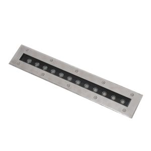 UNDERGROUND-REMVI 90192 Χωνευτή Μπάρα Φωτισμού Wall Washer LED 12W 1080lm 10° DC 24V Αδιάβροχο IP68 Θερμό Λευκό 2700K Dimmable – Ανοξείδωτο Ατσάλι 304 – Μ50 x Π7.4 x Υ7cm / Μ48.5 x Π7.5cm – 3 Χρόνια Εγγύηση