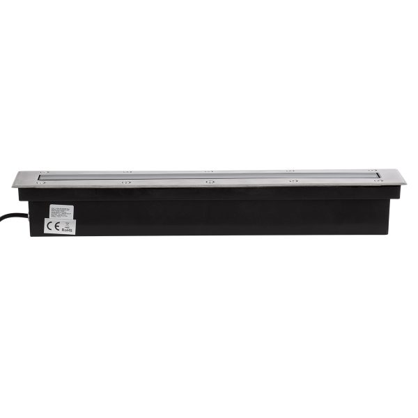 UNDERGROUND-REMVI 90192 Χωνευτή Μπάρα Φωτισμού Wall Washer LED 12W 1080lm 10° DC 24V Αδιάβροχο IP68 Θερμό Λευκό 2700K Dimmable - Ανοξείδωτο Ατσάλι 304 - Μ50 x Π7.4 x Υ7cm / Μ48.5 x Π7.5cm - 3 Χρόνια Εγγύηση - Image 4