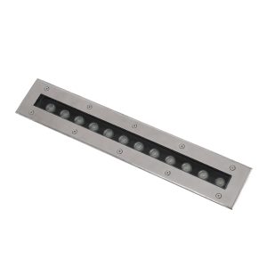 UNDERGROUND-REMVI 90193 Χωνευτή Μπάρα Φωτισμού Wall Washer LED 12W 1020lm 10° DC 24V Αδιάβροχο IP68 RGBW Dimmable DMX512 – Ανοξείδωτο Ατσάλι 304 – Μ50 x Π9 x Υ7.2cm / Μ48.5 x Π7.5cm – 3 Χρόνια Εγγύηση