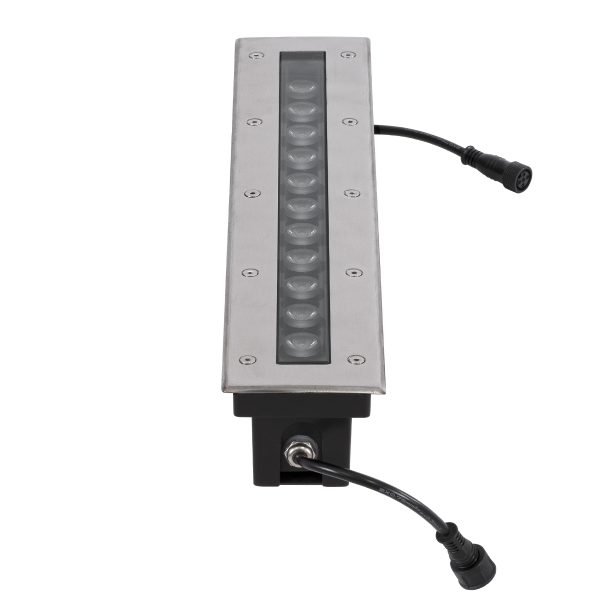 UNDERGROUND-REMVI 90193 Χωνευτή Μπάρα Φωτισμού Wall Washer LED 12W 1020lm 10° DC 24V Αδιάβροχο IP68 RGBW Dimmable DMX512 - Ανοξείδωτο Ατσάλι 304 - Μ50 x Π9 x Υ7.2cm / Μ48.5 x Π7.5cm - 3 Χρόνια Εγγύηση - Image 3