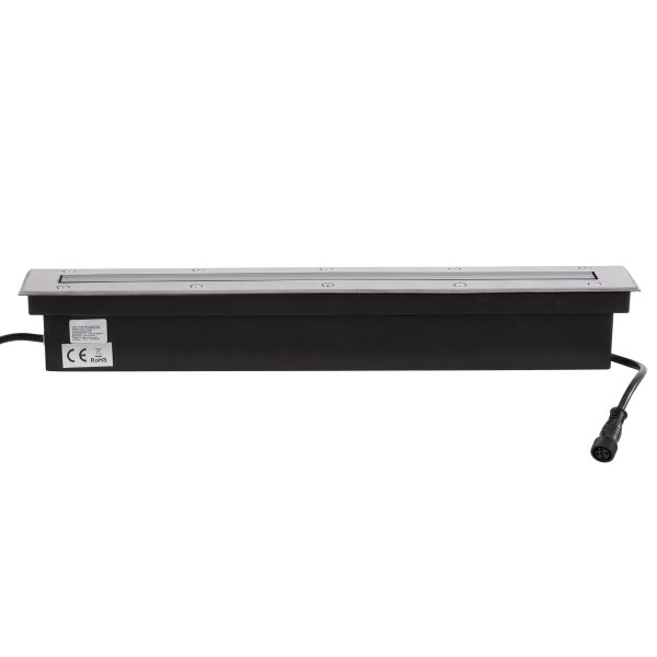 UNDERGROUND-REMVI 90193 Χωνευτή Μπάρα Φωτισμού Wall Washer LED 12W 1020lm 10° DC 24V Αδιάβροχο IP68 RGBW Dimmable DMX512 - Ανοξείδωτο Ατσάλι 304 - Μ50 x Π9 x Υ7.2cm / Μ48.5 x Π7.5cm - 3 Χρόνια Εγγύηση - Image 4