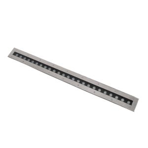 UNDERGROUND-REMVI 90195 Χωνευτή Μπάρα Φωτισμού Wall Washer LED 24W 2040lm 10° DC 24V Αδιάβροχο IP68 RGBW Dimmable DMX512 – Ανοξείδωτο Ατσάλι 304 – Μ100 x Π9 x Υ7.2cm/ Μ98.2 x Π7.6cm – 3 Χρόνια Εγγύηση