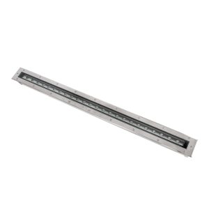 UNDERGROUND-PASSAGGIO 90197 Χωνευτό Φωτιστικό Wall Washer Δαπέδου LED 24W 2040lm 10° DC 24V Αδιάβροχο IP68 με Ρυθμιζόμενη Γωνία Φωτισμού L108 x W9 x H7.5cm RGBW DMX512 – Ανοξείδωτο Ατσάλι – 3 Years Warranty