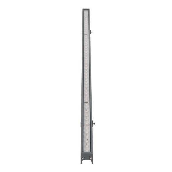DIGI-BAR 90209 Ψηφιακή Μπάρα Φωτισμού Wall Washer Digital Pixel Facade Tuber Bar LED 12W 840lm 90° DC 24V Αδιάβροχο IP65 L100 x W3.2 x H3cm Θερμό Λευκό 2700K DMX512 - Ασημί με Διάφανο Κάλυμμα - 3 Years Warranty - Image 3