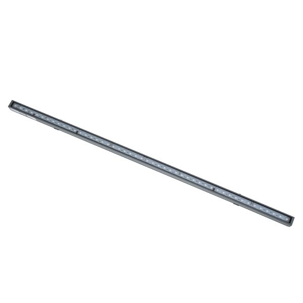 DIGI-BAR 90210 Ψηφιακή Μπάρα Φωτισμού Wall Washer Digital Pixel Facade Tuber Bar LED 12W 720lm 90° DC 24V Αδιάβροχο IP65 L100 x W3.2 x H3cm RGB DMX512 - Ασημί με Διάφανο Κάλυμμα - 3 Years Warranty - Image 2