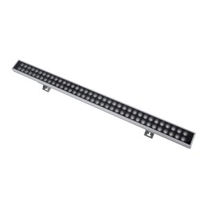 WASHER-GAIA 90215 Μπάρα Φωτισμού Wall Washer LED 144W 12960lm 10° DC 24V Αδιάβροχο IP67 Θερμό Λευκό 2700K Dimmable – Ασημί – Μ100 x Π7.3 x Υ4.3cm – 3 Χρόνια Εγγύηση
