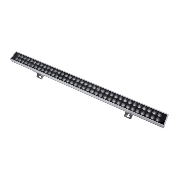 WASHER-GAIA 90215 Μπάρα Φωτισμού Wall Washer LED 144W 12960lm 10° DC 24V Αδιάβροχο IP67 Θερμό Λευκό 2700K Dimmable - Ασημί - Μ100 x Π7.3 x Υ4.3cm - 3 Χρόνια Εγγύηση - Image 2