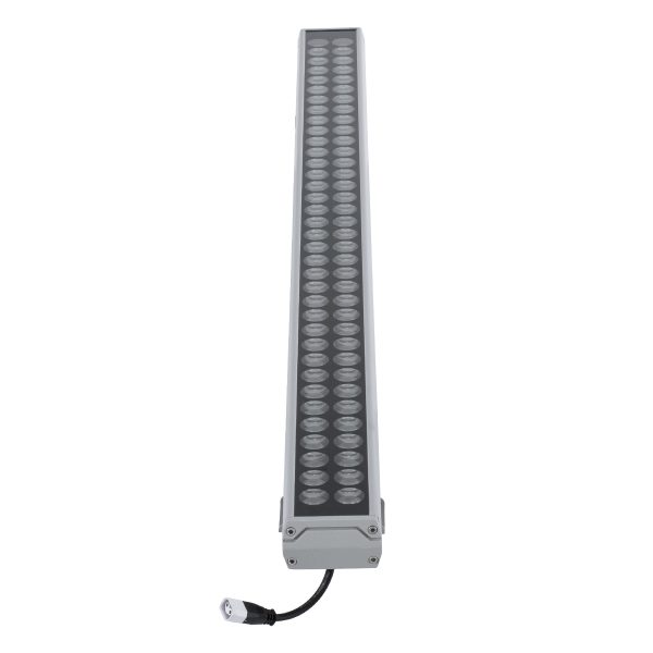 WASHER-GAIA 90215 Μπάρα Φωτισμού Wall Washer LED 144W 12960lm 10° DC 24V Αδιάβροχο IP67 Θερμό Λευκό 2700K Dimmable - Ασημί - Μ100 x Π7.3 x Υ4.3cm - 3 Χρόνια Εγγύηση - Image 3