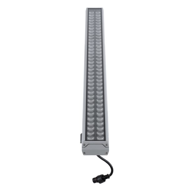 WASHER-GAIA 90216 Μπάρα Φωτισμού Wall Washer LED 144W 12240lm 10° DC 24V Αδιάβροχο IP67 Πολύχρωμο RGBW DMX512 Dimmable - Ασημί - Μ100 x Π7.3 x Υ4.3cm - 3 Χρόνια Εγγύηση - Image 3