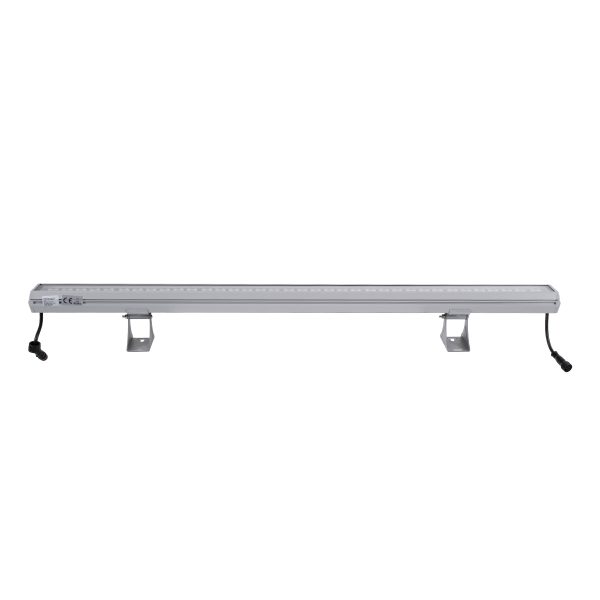 WASHER-GAIA 90216 Μπάρα Φωτισμού Wall Washer LED 144W 12240lm 10° DC 24V Αδιάβροχο IP67 Πολύχρωμο RGBW DMX512 Dimmable - Ασημί - Μ100 x Π7.3 x Υ4.3cm - 3 Χρόνια Εγγύηση - Image 4