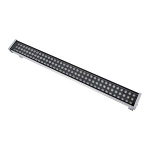 WASHER-GAIA 90217 Μπάρα Φωτισμού Wall Washer LED 216W 19440lm 10° DC 24V Αδιάβροχο IP67 Θερμό Λευκό 2700K Dimmable – Ασημί – Μ100 x Π10.2 x Υ9.5cm – 3 Χρόνια Εγγύηση