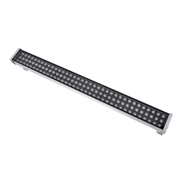 WASHER-GAIA 90217 Μπάρα Φωτισμού Wall Washer LED 216W 19440lm 10° DC 24V Αδιάβροχο IP67 Θερμό Λευκό 2700K Dimmable - Ασημί - Μ100 x Π10.2 x Υ9.5cm - 3 Χρόνια Εγγύηση - Image 2