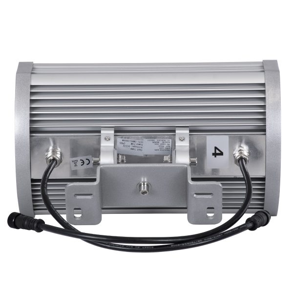 FLOOD-TENA 90222 Προβολέας Wall Washer για Φωτισμό Κτιρίων LED 72W 6120lm 10° DC 24V Αδιάβροχο IP65 L29.8 x W15.5 x H18cm RGBW DMX512 - Ασημί - 3 Years Warranty - Image 4