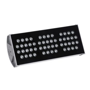 FLOOD-TENA 90224 Προβολέας Wall Washer για Φωτισμό Κτιρίων LED 108W 9180lm 10° DC 24V Αδιάβροχο IP65 Μ43.5 x Π15.5 x Υ18cm RGBW DMX512 – Ασημί – 3 Years Warranty