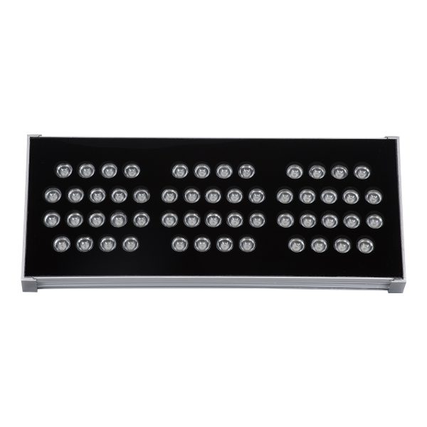 FLOOD-TENA 90224 Προβολέας Wall Washer για Φωτισμό Κτιρίων LED 108W 9180lm 10° DC 24V Αδιάβροχο IP65 Μ43.5 x Π15.5 x Υ18cm RGBW DMX512 - Ασημί - 3 Years Warranty - Image 3