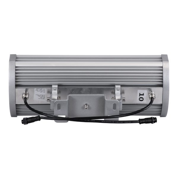 FLOOD-TENA 90224 Προβολέας Wall Washer για Φωτισμό Κτιρίων LED 108W 9180lm 10° DC 24V Αδιάβροχο IP65 Μ43.5 x Π15.5 x Υ18cm RGBW DMX512 - Ασημί - 3 Years Warranty - Image 4