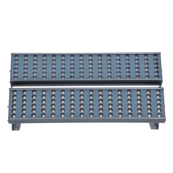 FLOOD-TENA 90225 Προβολέας Wall Washer για Φωτισμό Κτιρίων LED 192W 17280lm 10° DC 24V Αδιάβροχο IP65 L68.5 x W33 x H24cm Θερμό Λευκό 2700K - Ασημί - 3 Years Warranty - Image 3