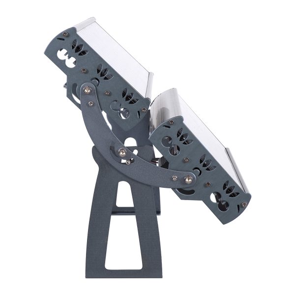 FLOOD-TENA 90225 Προβολέας Wall Washer για Φωτισμό Κτιρίων LED 192W 17280lm 10° DC 24V Αδιάβροχο IP65 L68.5 x W33 x H24cm Θερμό Λευκό 2700K - Ασημί - 3 Years Warranty - Image 5