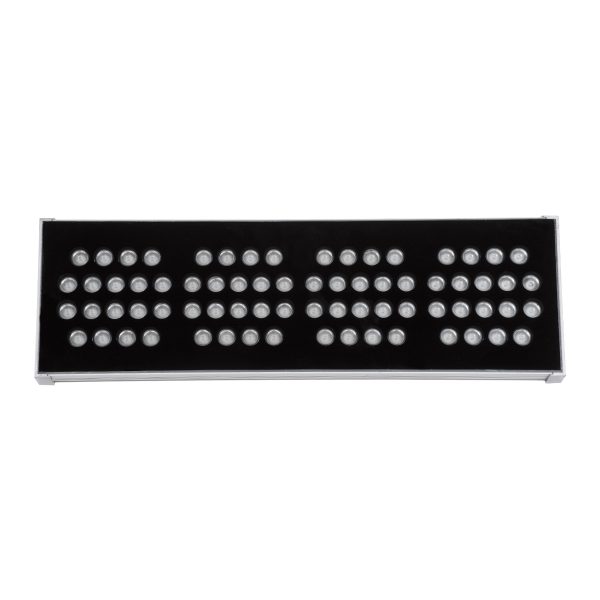 FLOOD-TENA 90226 Προβολέας Wall Washer για Φωτισμό Κτιρίων LED 144W 12240lm 10° DC 24V Αδιάβροχο IP65 L57 x W18 x H19.5cm RGBW DMX512 - Ασημί - 3 Years Warranty - Image 3