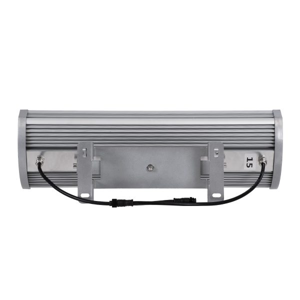 FLOOD-TENA 90226 Προβολέας Wall Washer για Φωτισμό Κτιρίων LED 144W 12240lm 10° DC 24V Αδιάβροχο IP65 L57 x W18 x H19.5cm RGBW DMX512 - Ασημί - 3 Years Warranty - Image 4