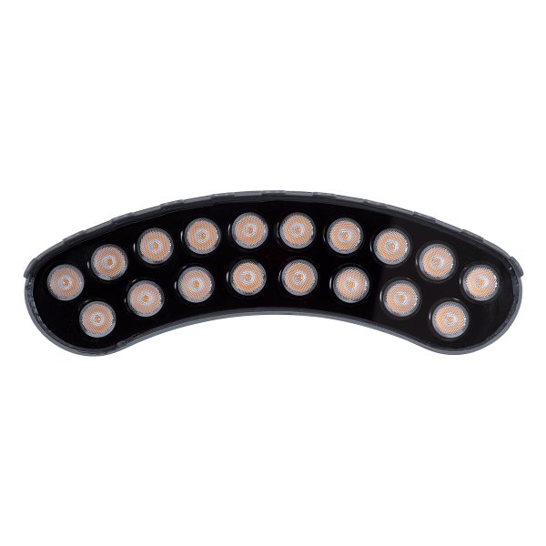 TREELIGHT-KINA 90231 Κυρτή Μπάρα Φωτισμού Wall Washer με Αντιθαμβωτική Γρίλια Ειδική για Φυτά - Δέντρα LED 18W 1530lm 15° DC 24V Αδιάβροχο IP65 L24.5 x W7 x H8cm Αρχιτεκτονικό Πορτοκαλί 2200K - Γκρι Ανθρακί - 3 Years Warranty - Image 3
