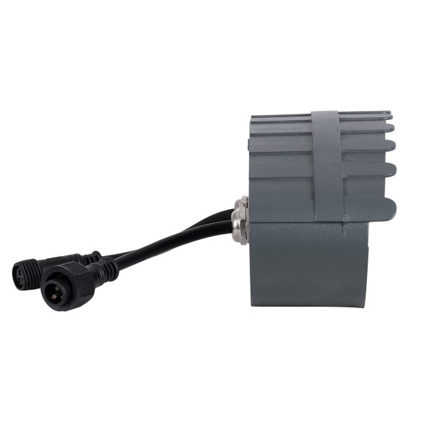 TREELIGHT-KINA 90231 Κυρτή Μπάρα Φωτισμού Wall Washer με Αντιθαμβωτική Γρίλια Ειδική για Φυτά - Δέντρα LED 18W 1530lm 15° DC 24V Αδιάβροχο IP65 L24.5 x W7 x H8cm Αρχιτεκτονικό Πορτοκαλί 2200K - Γκρι Ανθρακί - 3 Years Warranty - Image 4