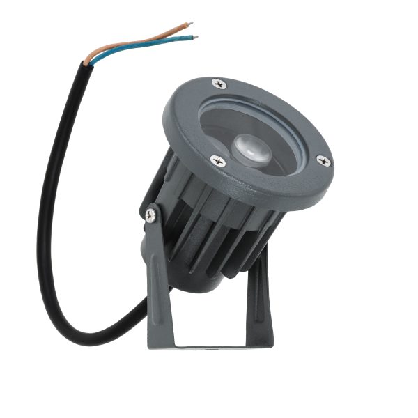 TREELIGHT-TZINA 90352 Σποτ Φωτισμού Ειδικό για Φυτά - Δέντρα με Βάση Κήπου / Καρφωτό LED 3W 285lm 10° DC 24V Αδιάβροχο IP65 L10.5 x W7.5 x H7.5cm Φυσικό Λευκό 4500K - Γκρι Ανθρακί - 3 Years Warranty - Image 3