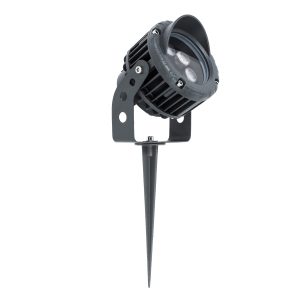 TREELIGHT-VINA 90358 Σποτ Φωτισμού με Αντιθαμβωτική Γρίλια Ειδικό για Φυτά – Δέντρα με Βάση Κήπου / Καρφωτό LED 6W 570lm 10° DC 24V Αδιάβροχο IP65 L13 x W9.5 x H9.5cm Φυσικό Λευκό 4500K – Γκρι Ανθρακί – 3 Years Warranty
