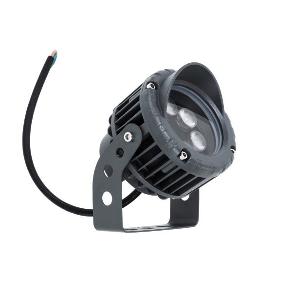 TREELIGHT-VINA 90358 Σποτ Φωτισμού με Αντιθαμβωτική Γρίλια Ειδικό για Φυτά - Δέντρα με Βάση Κήπου / Καρφωτό LED 6W 570lm 10° DC 24V Αδιάβροχο IP65 L13 x W9.5 x H9.5cm Φυσικό Λευκό 4500K - Γκρι Ανθρακί - 3 Years Warranty - Image 3