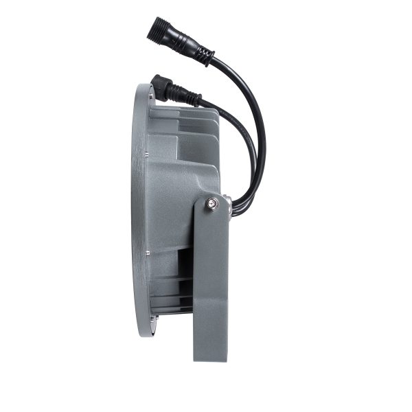TREELIGHT-RIVA 90366 Σποτ Φωτισμού Ειδικό για Φυτά - Δέντρα με Βάση Κήπου / Καρφωτό LED 24W 2040lm 10° DC 24V Αδιάβροχο IP67 Φ20.5 x Υ6.5cm RGBW DMX512 - Γκρι Ανθρακί - 3 Years Warranty - Image 4