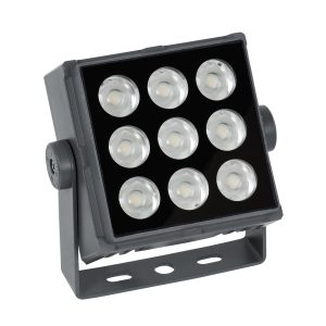 FLOOD-TINY 90367 Προβολέας Σποτ Wall Washer LED 27W 2295lm 3° DC 24V Αδιάβροχο IP65 Πορτοκαλί 2200K Dimmable – Γκρι Ανθρακί – Μ13.8 x Π16.4 x Υ7cm – 3 Χρόνια Εγγύηση