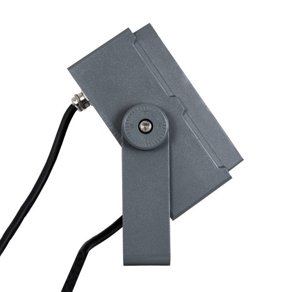 FLOOD-TINY 90370 Προβολέας Σποτ Wall Washer LED 27W 2295lm 3° DC 24V Αδιάβροχο IP65 RGBW DMX512 Dimmable - Γκρι Ανθρακί - Μ13.8 x Π16.4 x Υ7cm - 3 Χρόνια Εγγύηση - Image 4